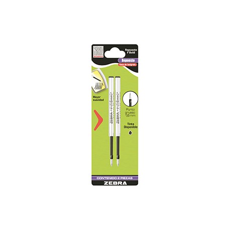REPUESTO F-BOLD NEGRO BLISTER C/2 - Envío Gratuito