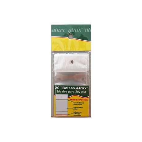 BOLSA TRANSP. 5X6CM CON SOLAPA ADHESIVA C/20 - Envío Gratuito
