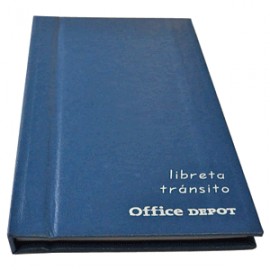 LIBRETA DE TRANSITO OFFICE DEPOT - Envío Gratuito