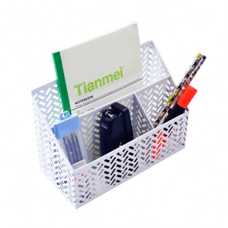 ORGANIZADOR RED TOP DE ESCRITORIO 3 DIV BLANCO - Envío Gratuito