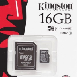 TARJETA MICRO SD KINGSTON 16GB CLASE 10 - Envío Gratuito