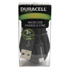 CABLE MICRO USB .91M DURACELL - Envío Gratuito
