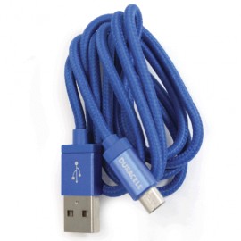 CABLE MICRO USB DURACELL AZUL - Envío Gratuito