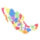 MAPA DE LA REPUBLICA MEXICANA TAMANO CARTA - Envío Gratuito