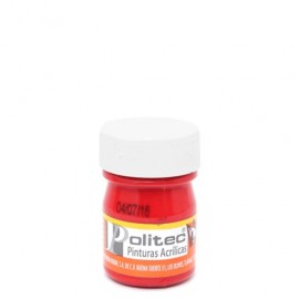 PINTURA ACRILICA POLITEC ROJO TOLUIDINO No309 20ML - Envío Gratuito
