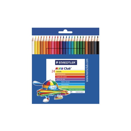 CAJA DE COLORES STAEDTLER NORIS CON 24 PIEZAS - Envío Gratuito